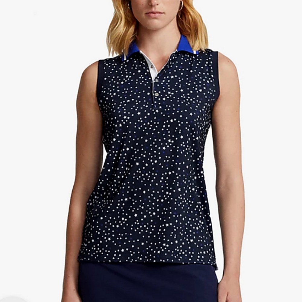 RLX Ralph Lauren Sleeveless Golf Polo Top Womens Small